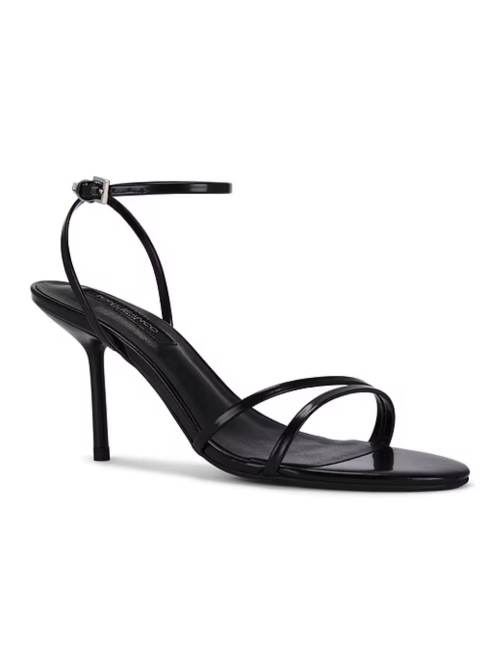 Tony Bianco Mariah Sandals Black Hi Shine Strappy High-Heels shoes Revolve 7